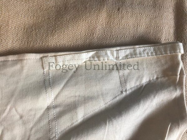 Vintage Heavy Wool Long Johns Brace Tapes, Yoke Front Ribbed Cuffs - Image 8