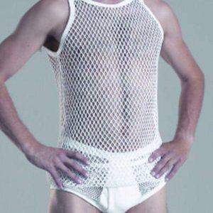 Brynje String Vest/Singlet HEAVYWEIGHT. Net Cotton.Traditional style