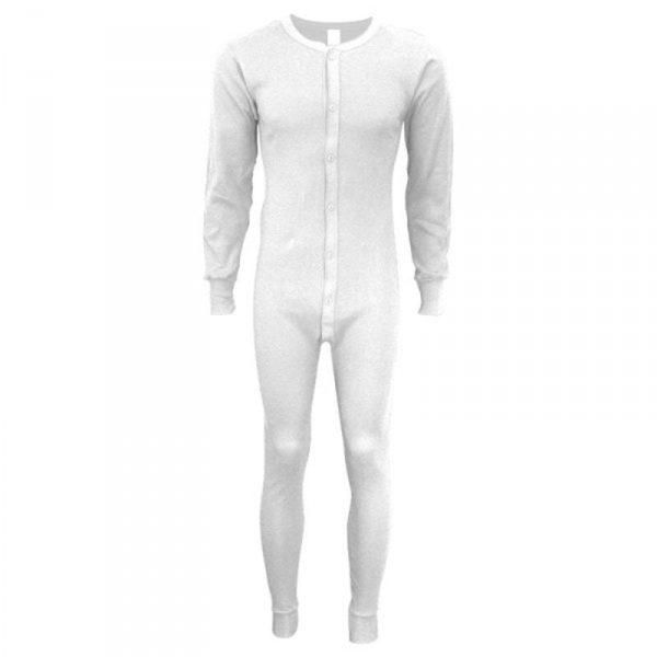 Vintage Style Button front Union Suit (Combinations) in Traditional Red or White - Image 8