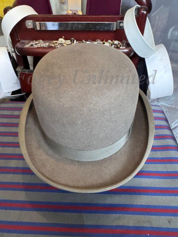 Vintage Dunn & Co GREY  Bowler Hat Size 7 3/8" Immaculate (DUNN738) - Image 6