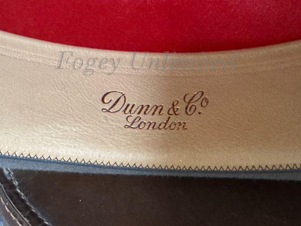 Vintage Dunn & Co GREY  Bowler Hat Size 7 3/8" Immaculate (DUNN738) - Image 9
