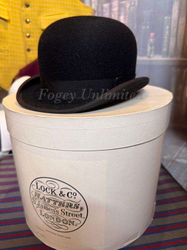 Vintage Lock & Co Equestrian Bowler Hat Size 6 3/4" (LK634)