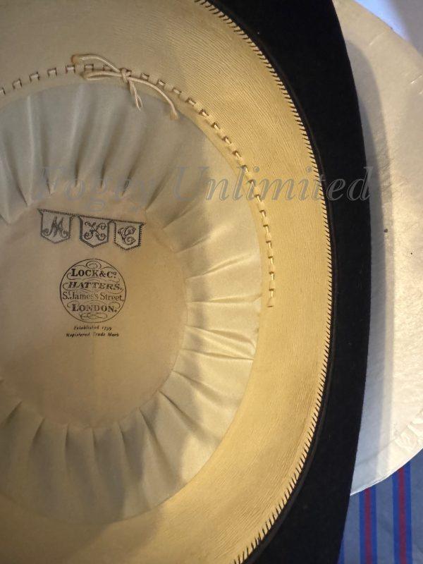 Vintage Lock & Co Equestrian Bowler Hat Size 6 3/4" (LK634) - Image 7