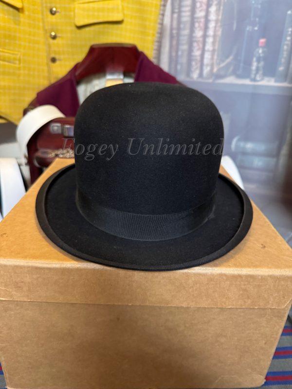 Vintage Woodrow Bowler Hat Size 6 7/8" with Box (WD678) - Image 5