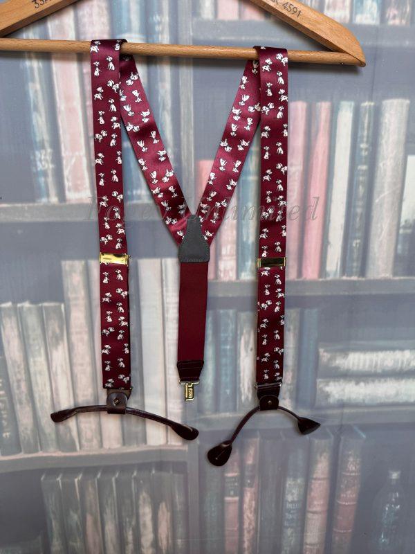 Vintage Old store Stock Button on Braces/Suspenders. Various Styles and Colours. (Ref:DR5A) - Image 4