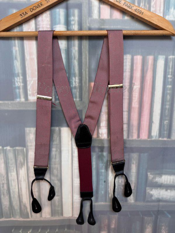 Vintage Old store Stock Button on Braces/Suspenders. Various Styles and Colours. (Ref:DR5A) - Image 2
