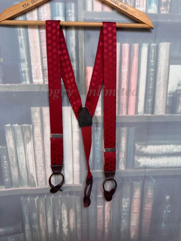 Vintage Old store Stock Button on Braces/Suspenders. Various Styles and Colours. (Ref:DR5A) - Image 5