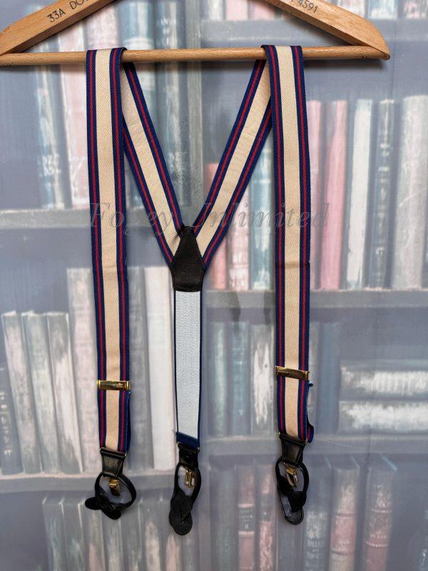 Vintage Button end Braces/Suspenders. Various Styles and Colours. (Ref:DR1a) - Image 7
