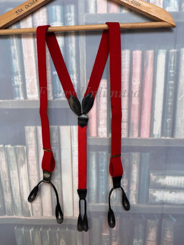Vintage Traditional Albert Thurston Boxcloth Braces/Suspenders. Most Colours available (Ref: Thrstn7)