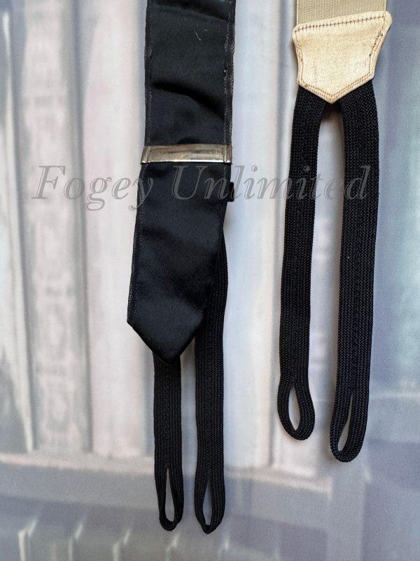 Vintage Albert Thurston Moire Barathea Formal Braces/Suspenders. Rare Unusual style - Image 2