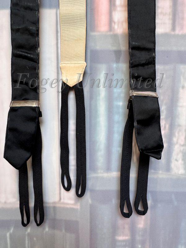 Vintage Albert Thurston Moire Barathea Formal Braces/Suspenders. Rare Unusual style - Image 4