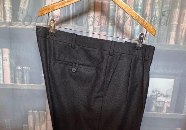 Vintage Bespoke Almost Black 3 Piece Suit 42"Chest /37" waist. (Ref: PKUTD) - Image 3