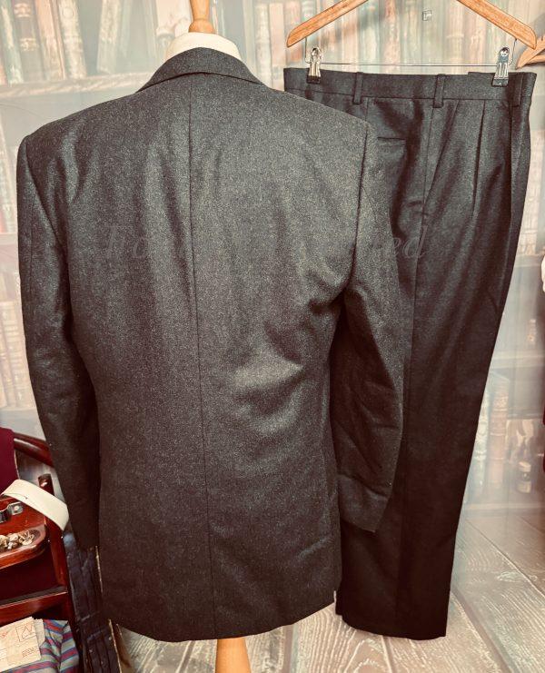 Vintage Bespoke Almost Black 3 Piece Suit 42"Chest /37" waist. (Ref: PKUTD) - Image 12