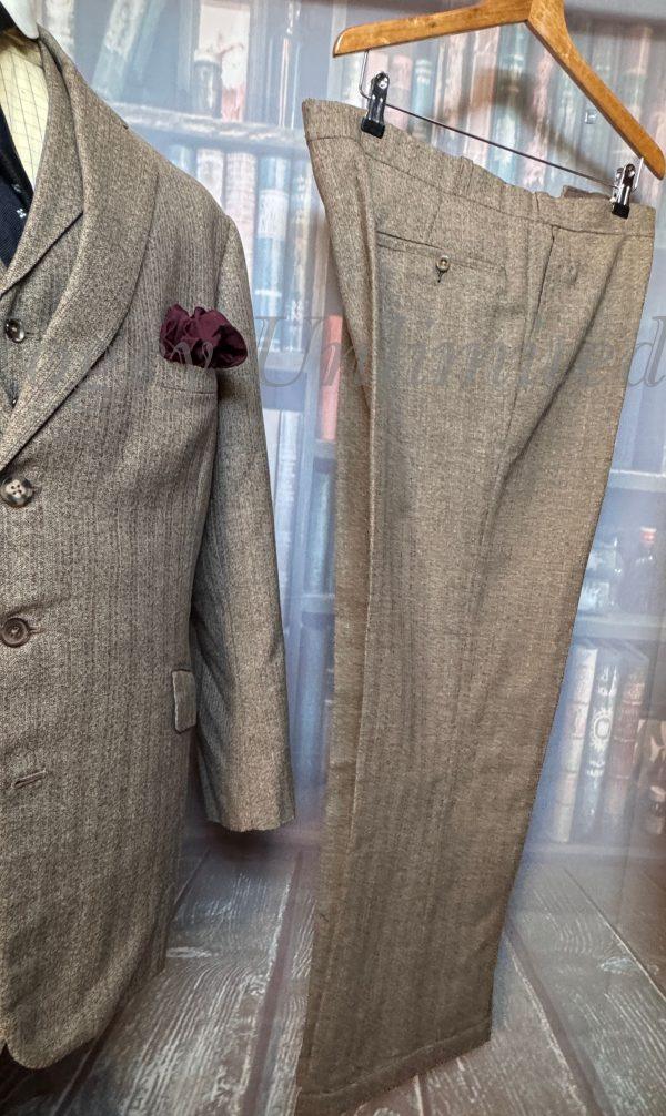 Vintage Bespoke R. Wildeman  1980 3 Piece Suit 42"Chest /38" waist. (Ref: PKWLD) - Image 6