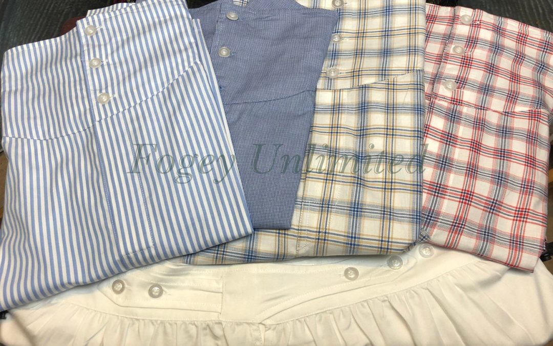 The Fogey Unlimited Boxer Shorts. Traditional Longer cut style Yoke front Boxer Shorts. World Exclusive