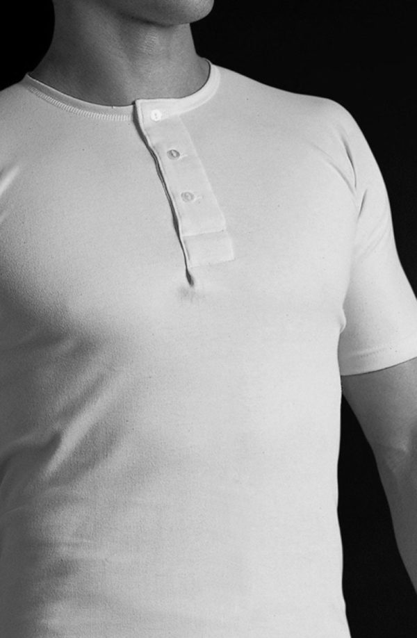 The Fogey Unlimited 3 Button Front Undershirt SHORT Sleeve by High Cross
