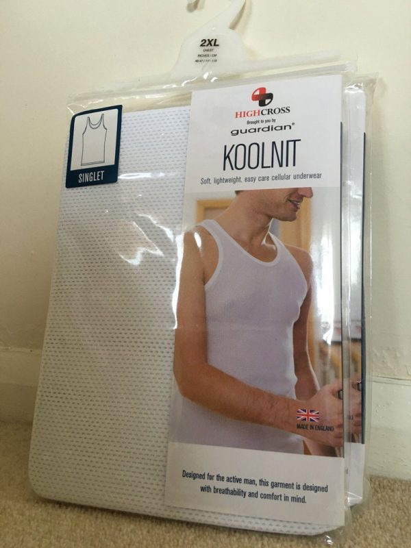 High Cross Kool Knit Cellular Cotton vest/Singlet