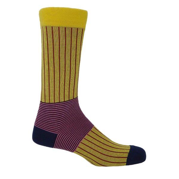 Peper Harow. Highest Quality Socks. Traditional And Modern.oxford Stripe - Image 5