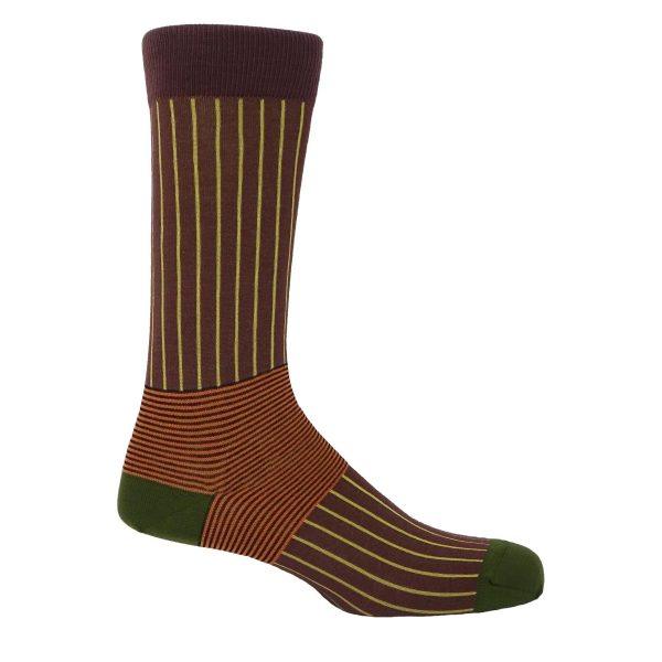 Peper Harow. Highest Quality Socks. Traditional And Modern.oxford Stripe - Image 6