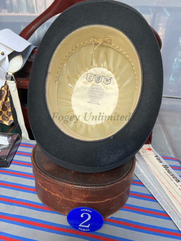Vintage Lock & Co Equesterian Bowler Hat Size 6 3/4" (55cm) (ref:lock55) - Image 3