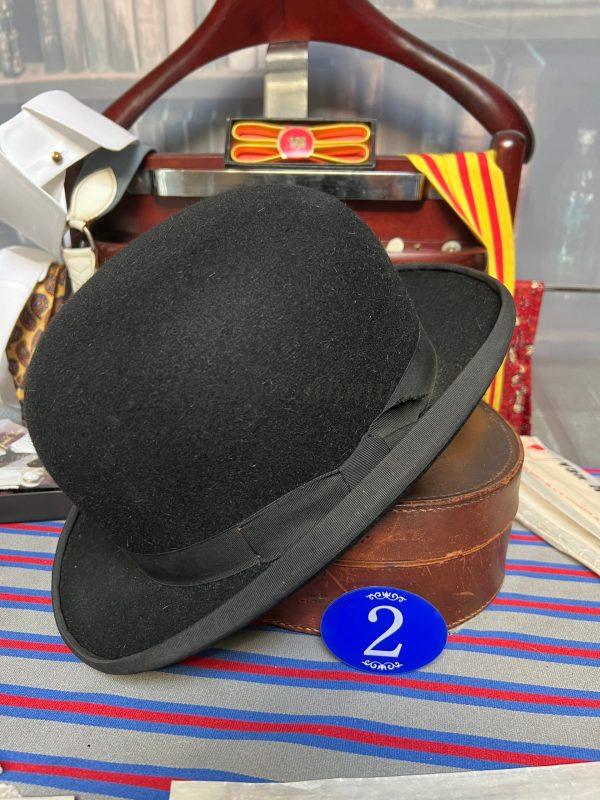 Vintage Lock & Co Equesterian Bowler Hat Size 6 3/4" (55cm) (ref:lock55)