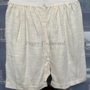 Woolen Elastic Waist Trunks/underpants. Old Store Stock Dated 1955 Size3 34" Waist