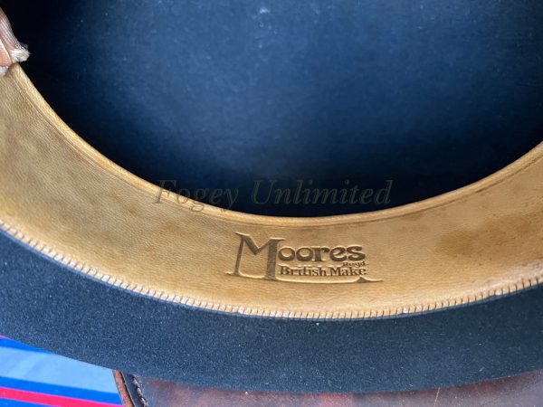 Vintage Moores Bowler Hat Size 6 7/8" (56cm) Ref:moores1) - Image 3