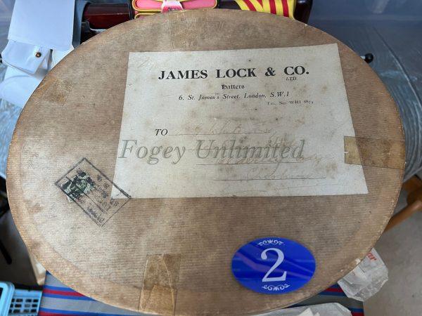 Vintage Lock & Co Equesterian Bowler Hat Size 6 3/4" (55cm) (ref:lock55) - Image 5