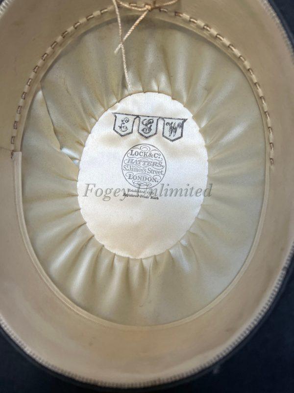 Vintage Lock & Co Equesterian Bowler Hat Size 6 3/4" (55cm) (ref:lock55) - Image 2