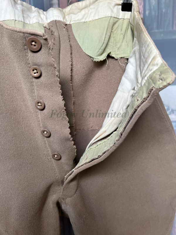 Vintage Bespoke Elephant Ear Heavyweight Breeches Jodhpurs.26"/66cm Waist (ref:mbl) - Image 7
