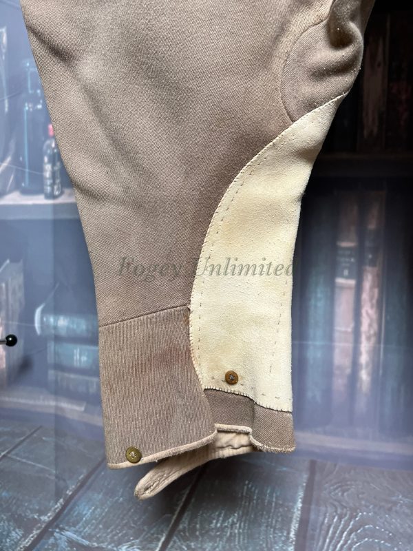 Vintage Bespoke Elephant Ear Heavyweight Breeches Jodhpurs.26"/66cm Waist (ref:mbl) - Image 5