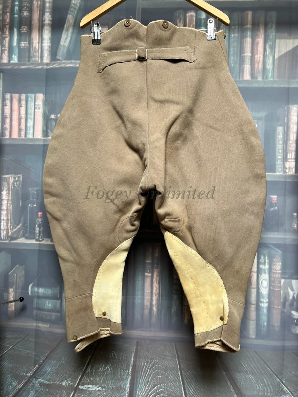 Vintage Bespoke Elephant Ear Heavyweight Breeches Jodhpurs.26"/66cm Waist (ref:mbl) - Image 4