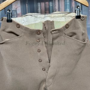 Vintage Bespoke Elephant Ear Heavyweight Breeches Jodhpurs.26"/66cm Waist (ref:mbl)