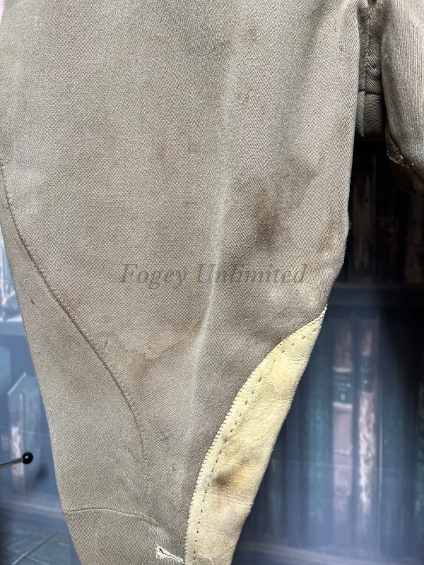 Vintage Bespoke Elephant Ear Heavyweight Breeches Jodhpurs.26"/66cm Waist (ref:mbl) - Image 3