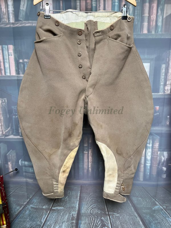 Vintage Bespoke Elephant ear Heavyweight Breeches Jodhpurs.26"/66cm waist (Ref:MBL)