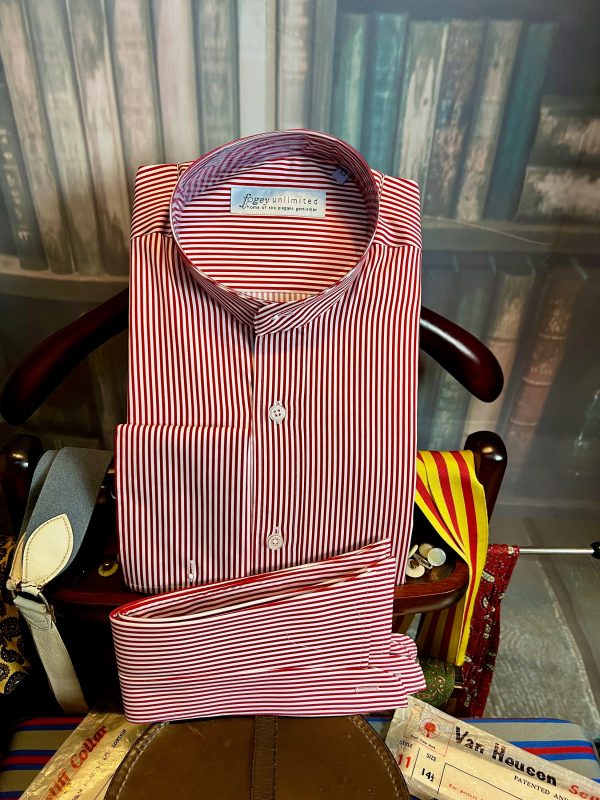 Traditional Collarband Tunic Shirt For Your Detachable Stiff Collar - Image 3