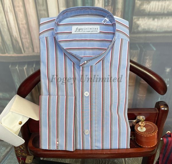 Traditional Collarband Tunic Shirt For Your Detachable Stiff Collar - Image 6