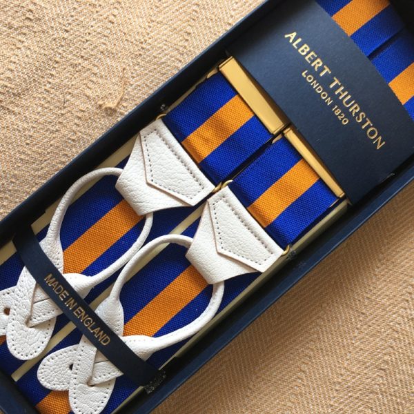 Albert Thurston Braces/Suspenders Woven Barathea Stripes and patterns - Image 4