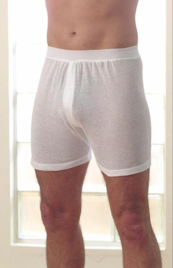 High Cross Kool Knit Cellular Cotton TRUNKS. Traditional full cut