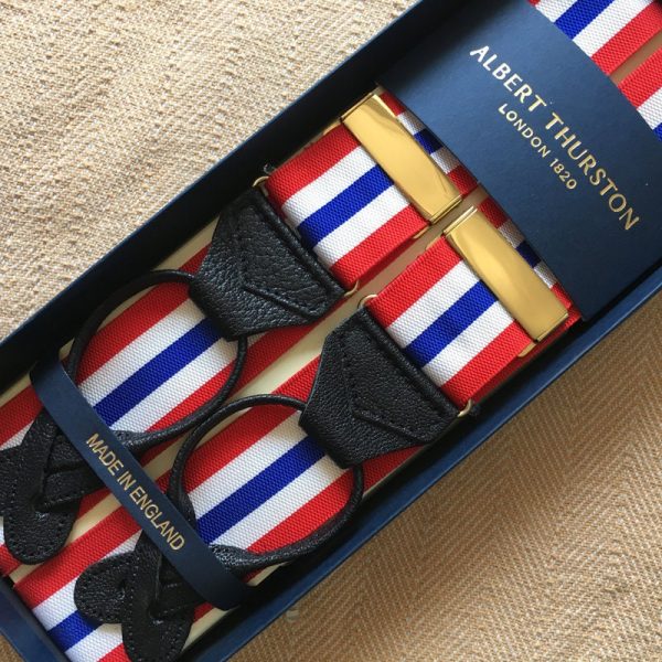 Albert Thurston Braces/Suspenders Woven Barathea Stripes and patterns - Image 9