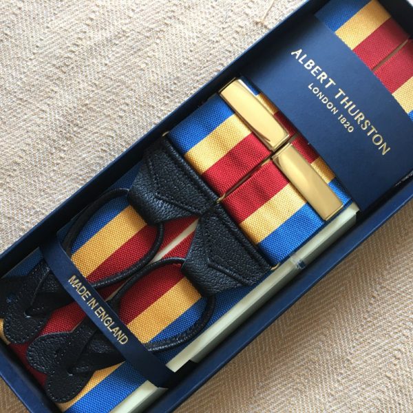 Albert Thurston Braces/Suspenders Woven Barathea Stripes and patterns - Image 8