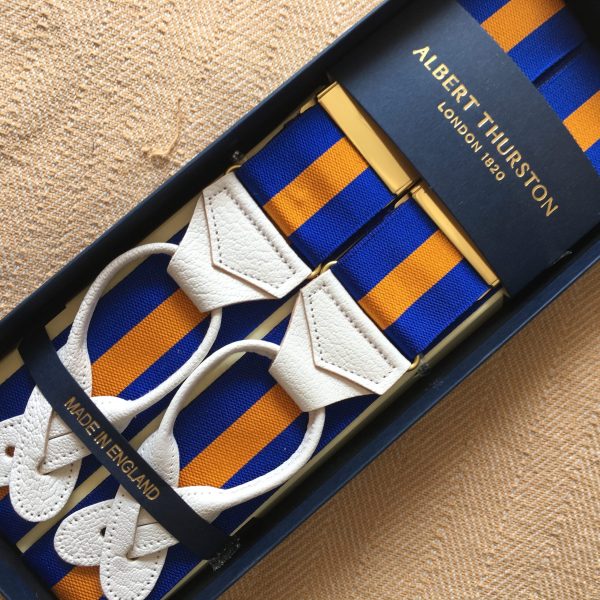 Albert Thurston Braces/Suspenders Woven Barathea Stripes and patterns - Image 3