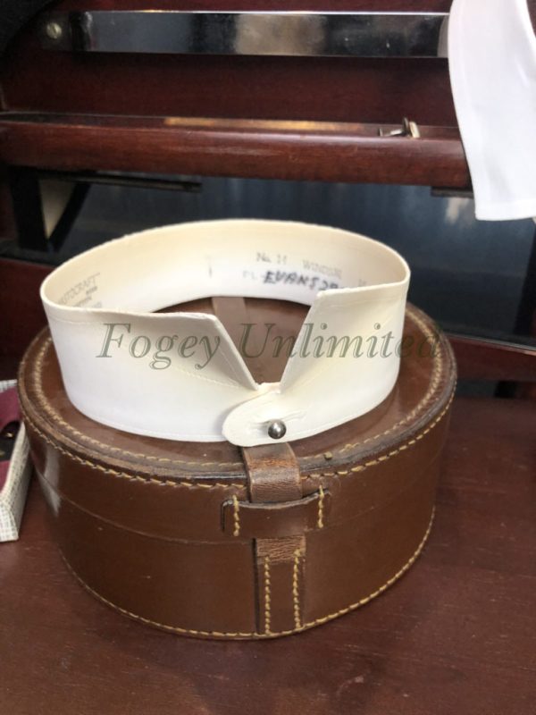 Vintage Starched Stiff Detachable WING Shirt Collar: Sizes available - Image 5