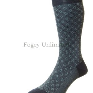 Pantherella Belford - Diamond Birdseye - Merino Wool Men's socks