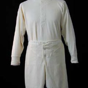 Traditional 3 Button Front Undershirt LONG Sleeve Vintage stock