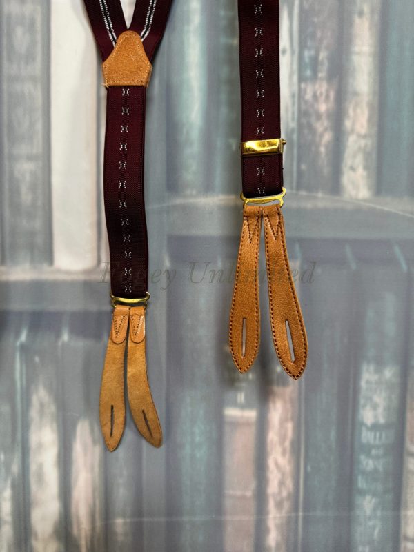 Vintage Button end Braces/Suspenders. Various Styles and Colours. (Ref:DR1a) - Image 8
