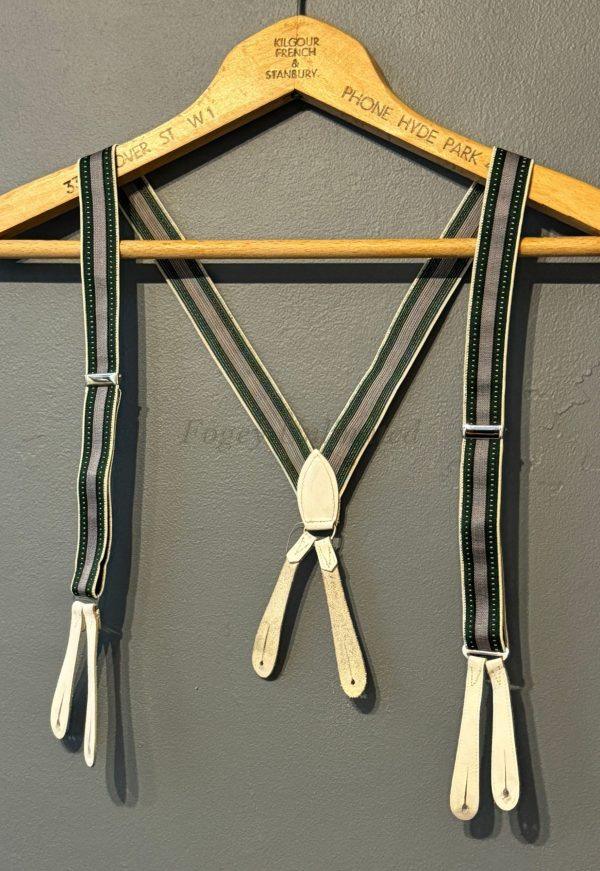 Vintage Button end Braces/Suspenders. Various Styles and Colours. (Ref:DR1a) - Image 2