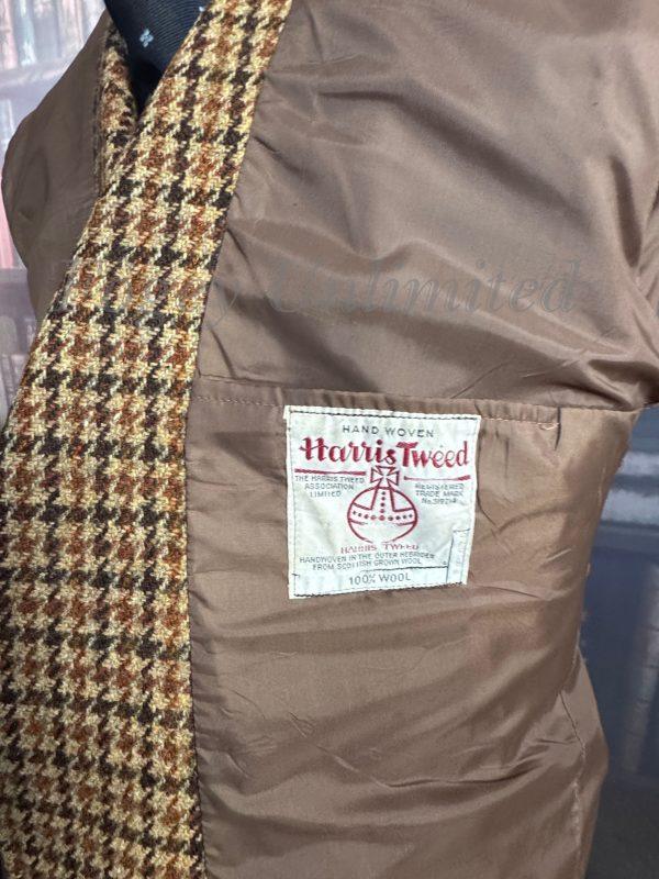 Vintage Heavyweight Harris Tweed Jacket by C and A.  42"/107cm Chest (PKCAHT) - Image 7