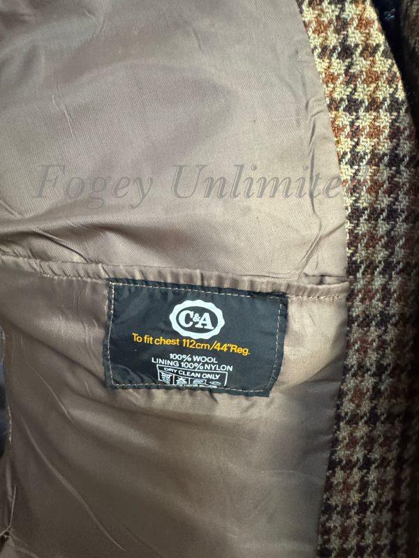 Vintage Heavyweight Harris Tweed Jacket by C and A.  42"/107cm Chest (PKCAHT) - Image 8