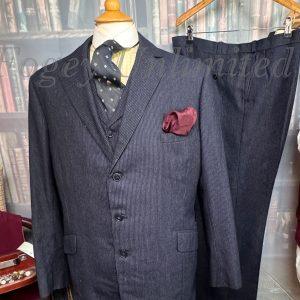 Vintage Bespoke R. Wildeman  1979 3 Piece Suit 42"Chest /40" waist. (Ref: PKWLD79)